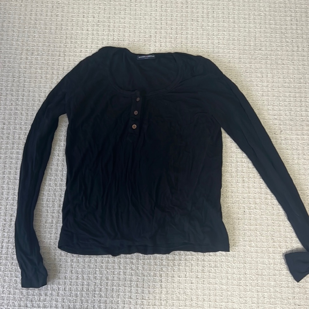 Brandy mellville black long sleeve t